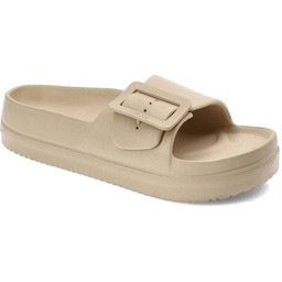 Big Star Beżowe Klapki Wygodne Obuwie Damskie