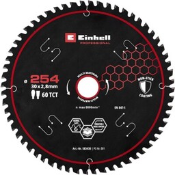 EINHELL Tarcza do cięcia 583430 254 mm