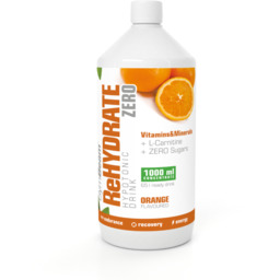 GymBeam Napój jonowy ReHydrate ZERO 1000 ml pomarańczowy