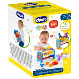CHICCO Zabawka edukacyjna Warsztat małego majsterkowicza 2w1 00010062100000