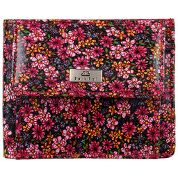 Mały portfel skórzany BajuBaj czerwony PD1055Cs82 RFID