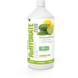 GymBeam Napój jonowy ReHydrate ZERO 1000 ml limonka