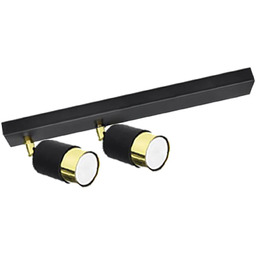 Lumes Czarny podwójny plafon reflektorowy - A279 R0-T97