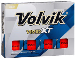 Piłki golfowe VOLVIK VIVID XT (pomarańczowy mat)