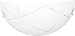Lumes Klasyczny półokrągły kinkiet szklany - S935-Ravis