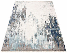 Profeos Beżowy przecierany dywan w nowoczesnym stylu M7-E05