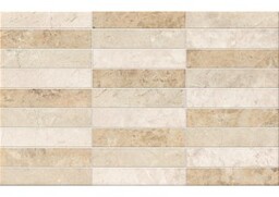 Płytka ścienna mozaika COMMO cappucino glossy 25x40 gat.