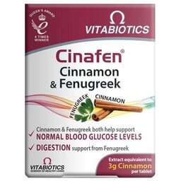 Ultra Cinafen cynamon z kozieradką 60 tabletek