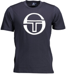 T-SHIRT Z KRÓTKIM RĘKAWEM SERGIO TACCHINI NIEBIESKI
