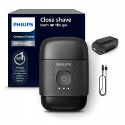 Kompaktowa podróżna golarka do golenia na mokro