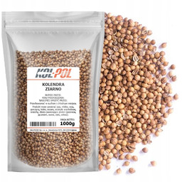 KOLENDRA ZIARNO 1kg Nasiona kolendry naturalna przyprawa jakość