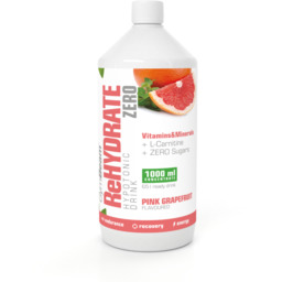 GymBeam Napój jonowy ReHydrate ZERO 1000 ml różowy