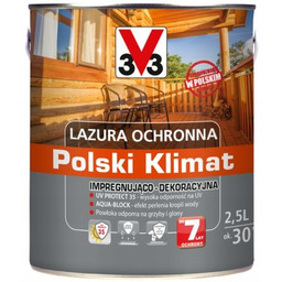Lazura ochronna Polski Klimat 2,5l dąb naturalny