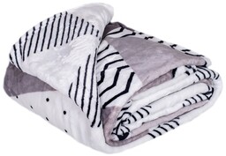 Koc XXL / Narzuta na łóżko Triangle grey,