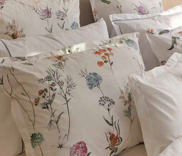 Bovi Poszewka perkalowa z plisą Provence z nadrukiem