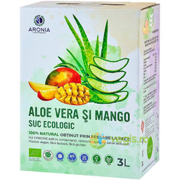 Organiczny/Bio Sok z Aloe Vera i Mango 3L