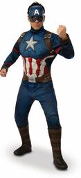 Rubie''s Oficjalny kostium Avengers Endgame Kapitan Ameryka, Deluxe