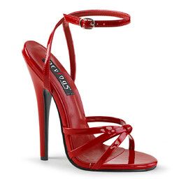 Pleaser Domina-108 Red Pat