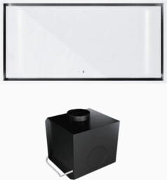 Okap GLOBALO Zenara 100.1 White + Turbina TW