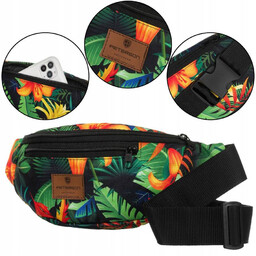 Saszetka materiałowa Peterson c. zielona [DH] PTN NER-03