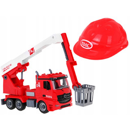 zmienny zestaw Wóz Strażacki zabawka dla dzieci Kask