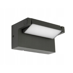 Kinkiet zewnętrzny Led 10W lampa nad garaż Antracyt