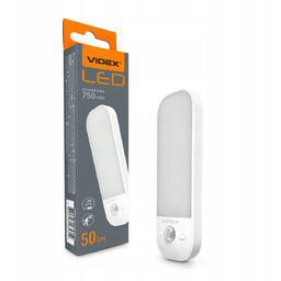 ŁADOWALNA LAMPKA NOCNA LED Z CZUJNIKIEM RUCHU VIDEX