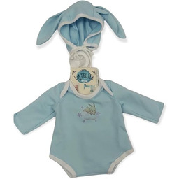 Piżama Body Jasnoniebieska Czapka Uszy