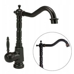 Bateria Umywalkowa Czarna Stojąca Do Umywalki Rea Bona