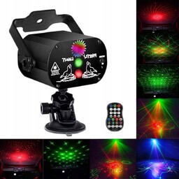 Projektor Dyskotekowy Kula Disco Laser+led Rgb Pilot