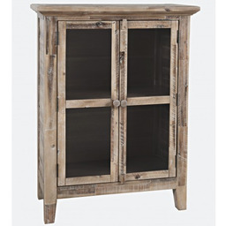 Komoda Rustykalna Przeszklona Avola Brązowa Livin Hill