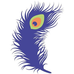 Zestaw wykrojników Artemio Mój Pan  Pawie Pióro