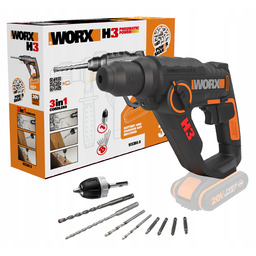 Młotowiertarka akumulatorowa Worx WX390.9 20V 1,2J