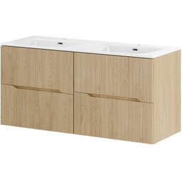 COMAD Zestaw mebli NORDIC CREMONA 2 szafki, umywalka