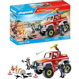 PLAYMOBIL Action Heroes Ciężarówka strażacka Samochód strażacki Auto