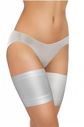Opaska na uda Thigh Bands gładka biała Sesto