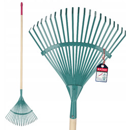 Grabie Do Liści Trawy Ogrodowe Trzon Drewniany 170