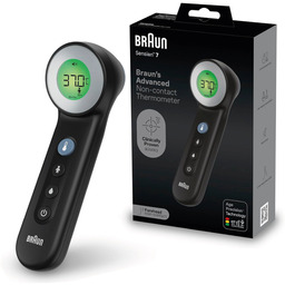 BRAUN BNT400 BLACK NO TOUCH + TOUCH Termometr