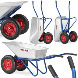 Taczka ogrodowa koleba gospodarcza ocynkowana HIGHER 210 kg