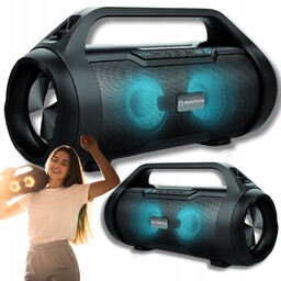 Głośnik Bluetooth przenośny bezprzewodowy Manta wodoodporny Xbass