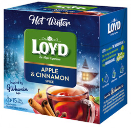Herbata Loyd Hot Winter jabłko cynamon piramidki 15tb