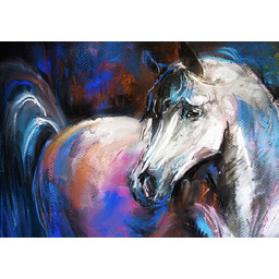 PUZZLE Koń Watercolor A3 252 el z Nadrukiem