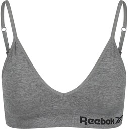 Reebok Damski krótki top z kryształu, rozciągliwy bawełniany