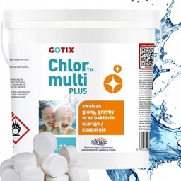 Chlor do Basenu Jacuzzi Tabletki Multifunkcyjne 5kg 20g