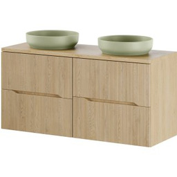 COMAD Zestaw mebli NORDIC CREMONA 2 szafki