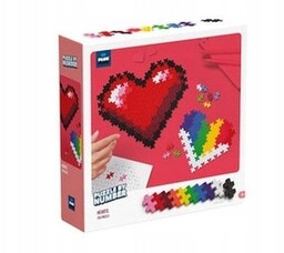 Klocki Plus-Plus Puzzle By Numbers Serce 250el. Budowlane