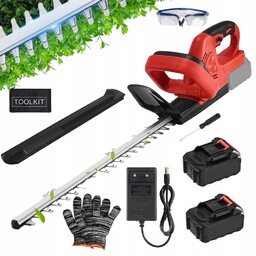 Nożyce Akumulatorowe Do Żywopłotu 500W Podwójne Ostrza Wysoka