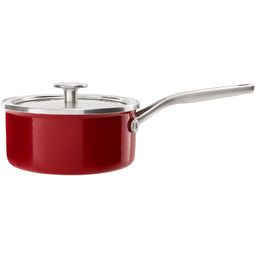 KitchenAid Enamel rondel mały garnek z pokrywką 18cm