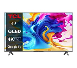 TCL 43C649 43" QLED 4K Google TV Dolby