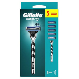 GILLETTE Golarka Mach3 + 5 ostrzy